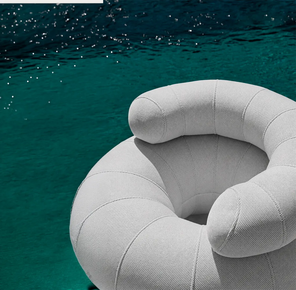 Sillon flotante donut piedra 50cm