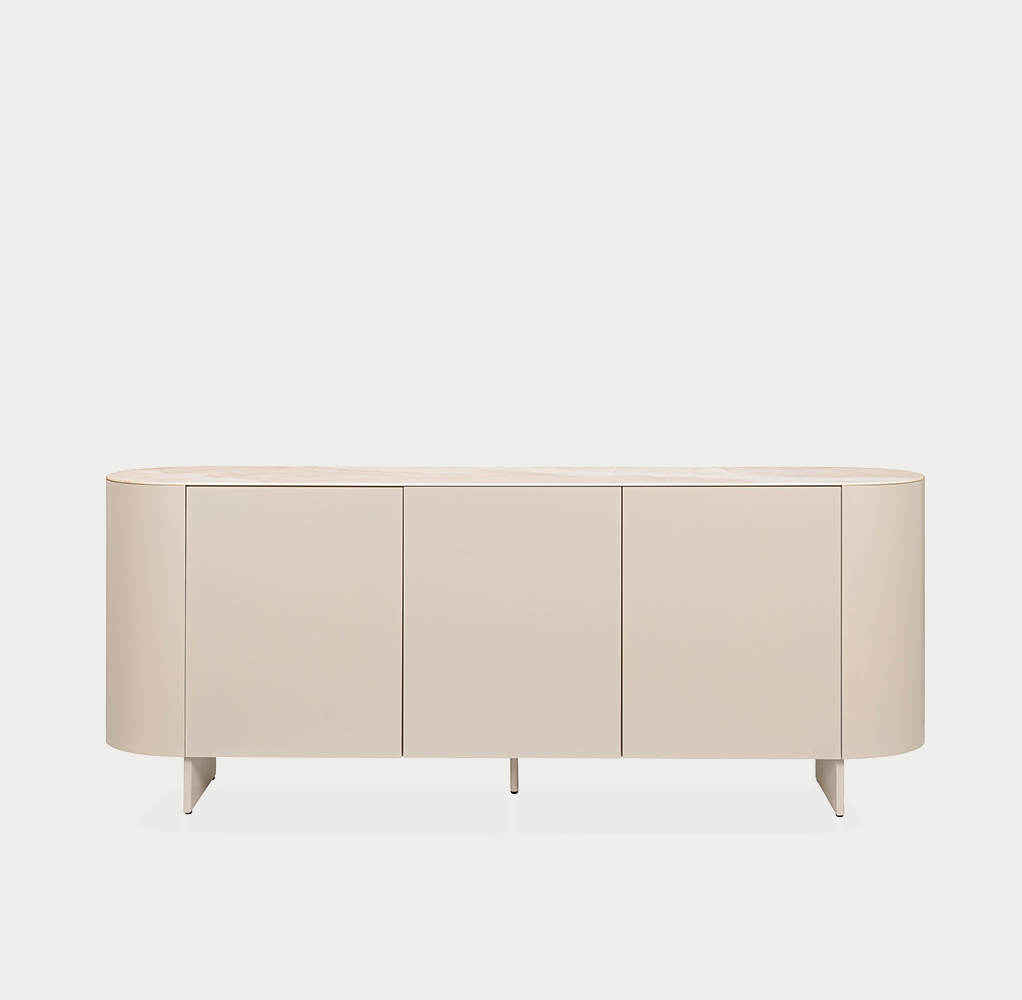 Aparador 3p. ardis beige claro 200cm