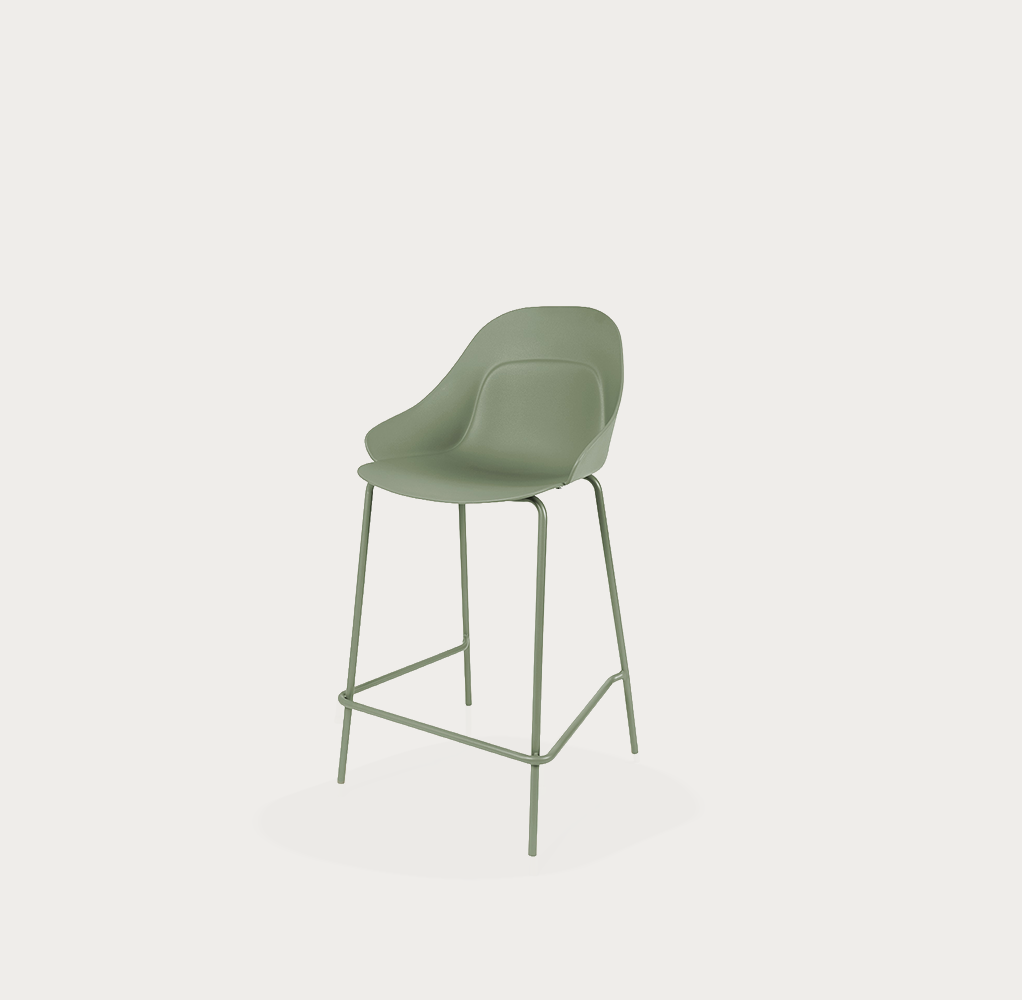 Taburete boby h 67cm verde Taburete boby h 67cm verde