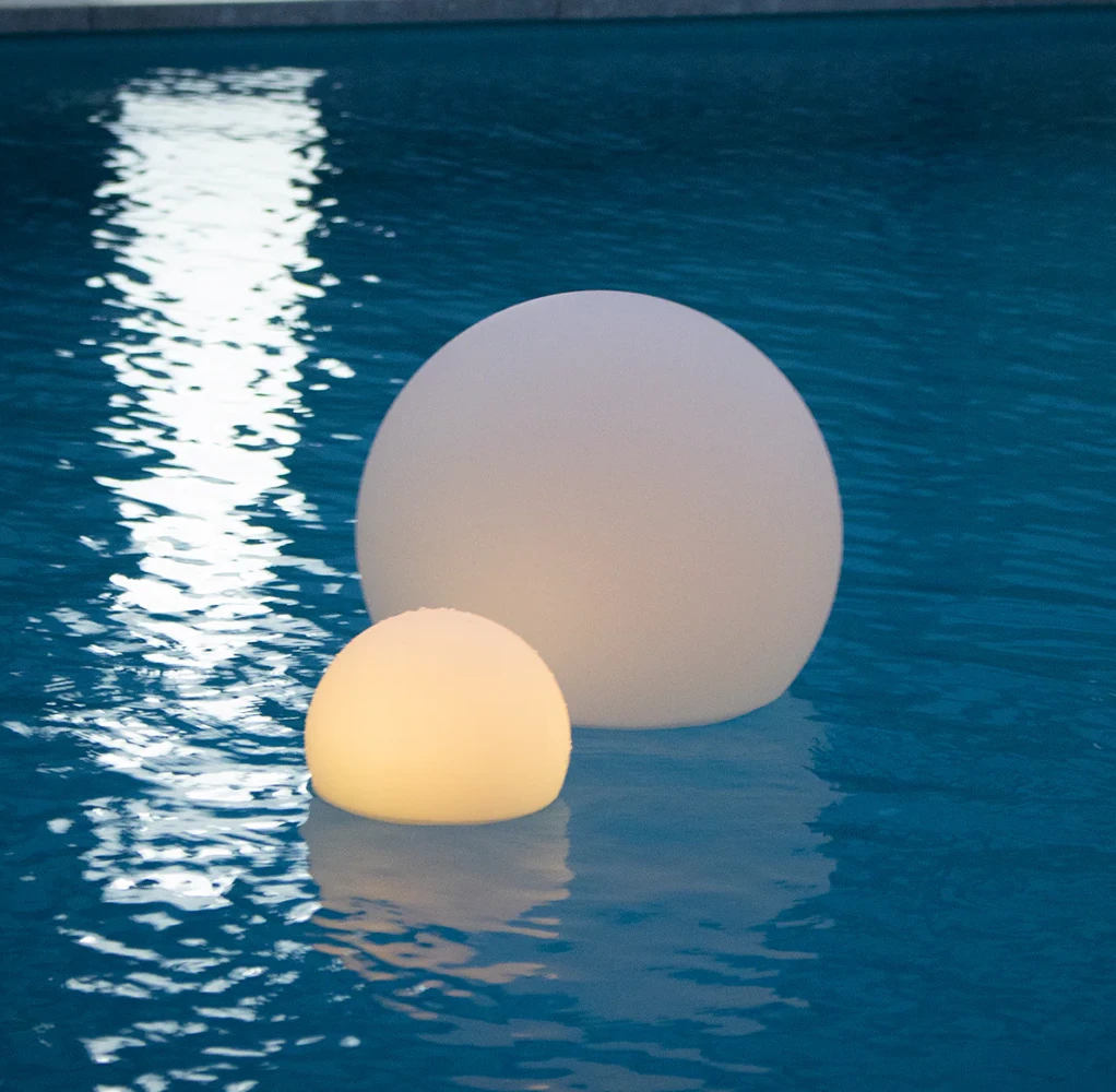 Bola iluminada Bubble Watter 20/30/40 cm luz rgb
