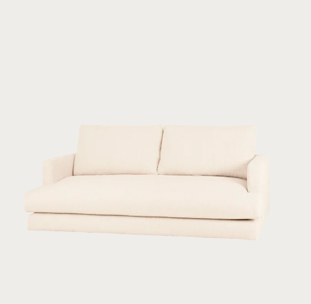Sofa 3 plz. recto blanco190cm